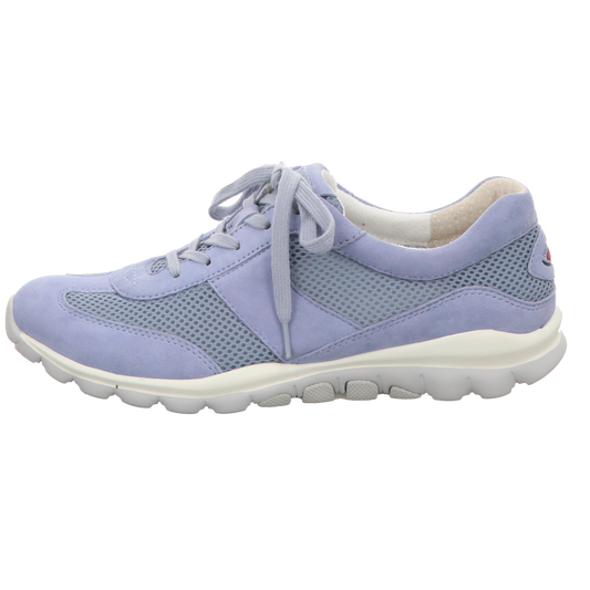 Gabor Damen Schnürschuh bequem Rolling Soft in blau