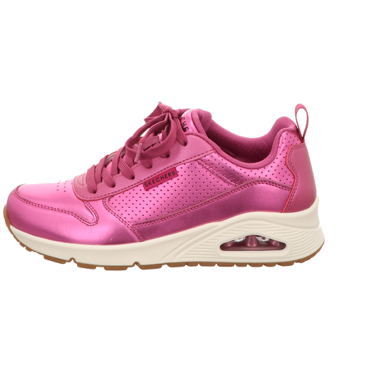 Skechers Damen Schnürschuh Uno Metallics in lila