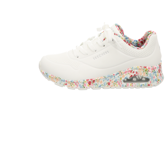 Skechers Damen Schnürschuh Uno Magestic Garden in weiss