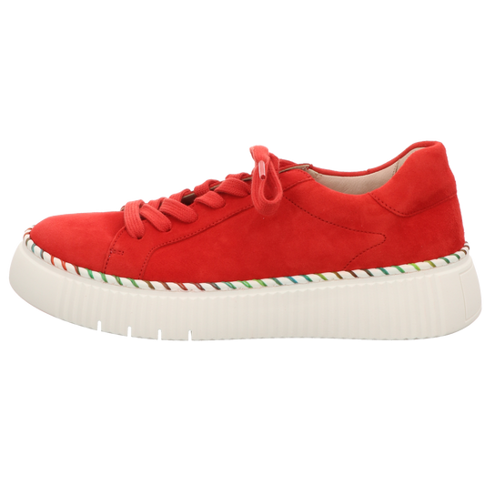 Gabor Damen Schnürschuh in rot