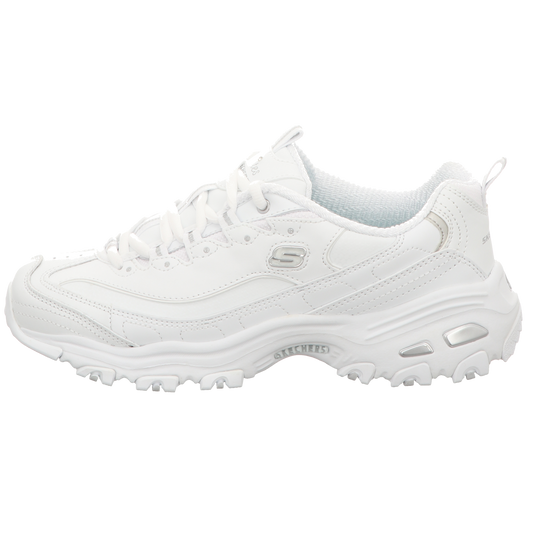 Skechers Damen Schnürschuh D'lites Fresh Start in weiss
