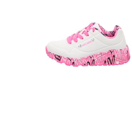 Skechers Damen Slipper Goldcrown Uno Lite-Love in weiss