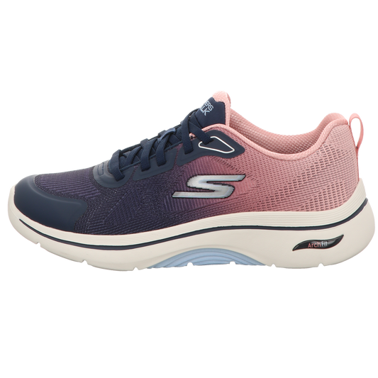 Skechers Damen Schnürschuh Go Walk Arch Fit 2:0 in blau