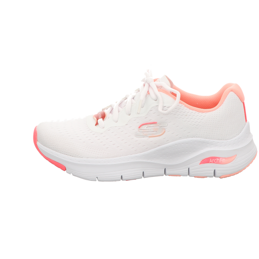 Skechers Damen Schnürschuh Arch Fit in weiss