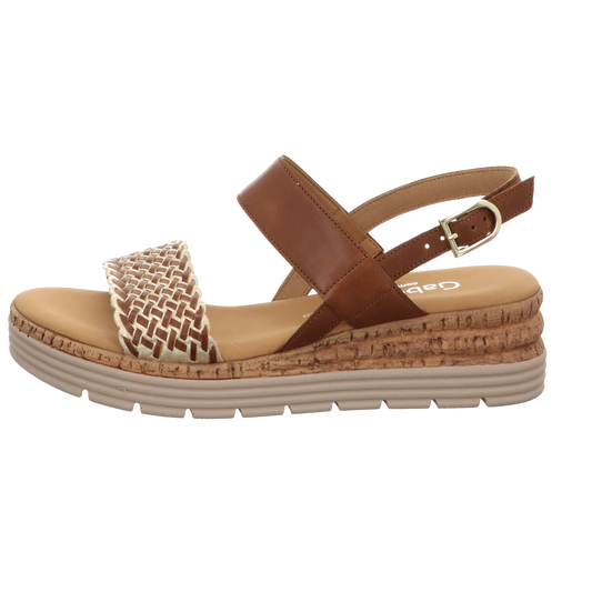 Gabor Damen Sandalette Genua in braun