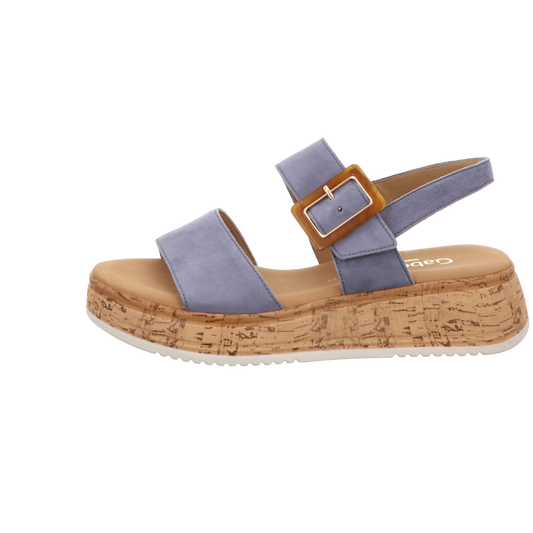 Gabor Damen Sandalette Rhodos in blau