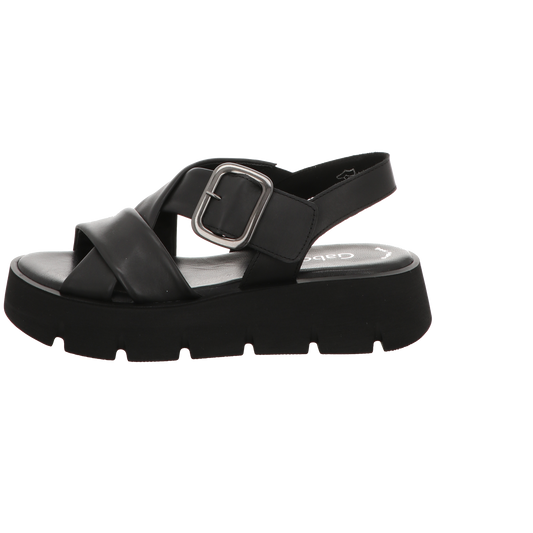 Gabor Damen Sandalette in schwarz