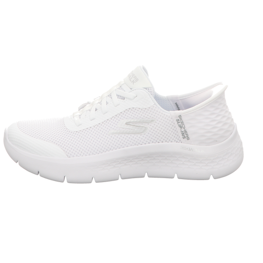 Skechers Damen Slipper Slip-Ins: Go Walk Flex in weiss
