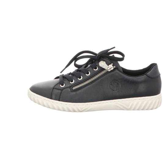 Rieker Damen Schnürschuh in blau