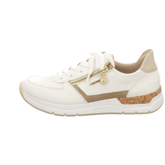 Rieker Damen Schnürschuh in weiss