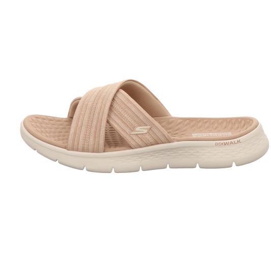 Skechers Damen Pantolette Go Walk Flex Sandal-Impressed in grau
