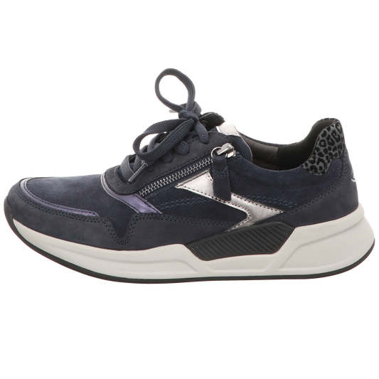 Gabor Damen Schnürschuh bequem in dunkelblau
