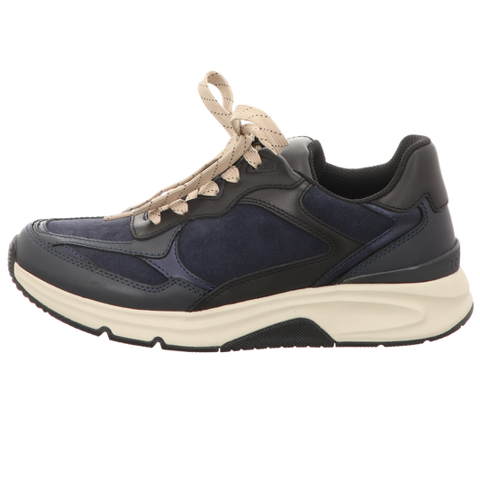 Gabor Damen Schnürschuh bequem in blau