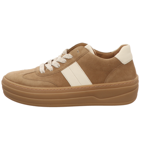 Gabor Damen Schnürschuh in beige