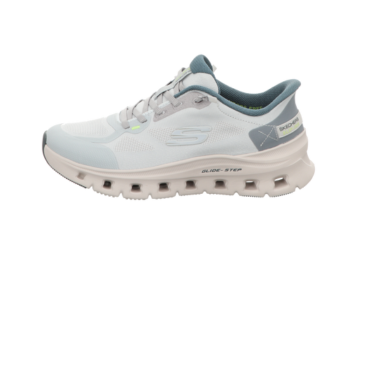 Skechers Damen Slipper Glide Step Pro Pure Motion in blau