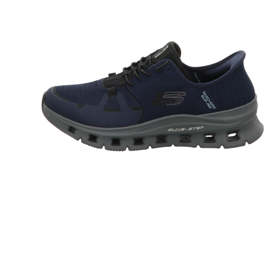 Skechers Herren Slipper Slip Ins Glide Step Pro in blau
