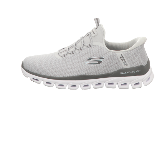 Skechers Herren Slipper Slip Ins Glide Step Noxus in grau