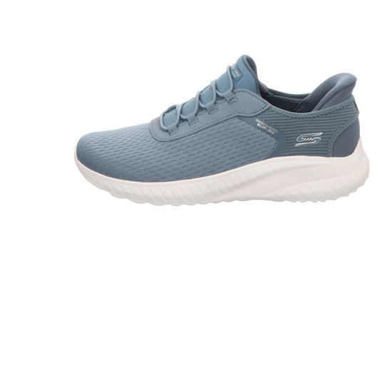Skechers Damen Slipper Slip Ins Bobs Sport Squad in blau