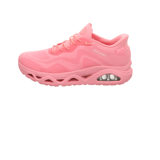 Skechers Damen Slipper Slip Ins Uno Glide Air Gliders in pink