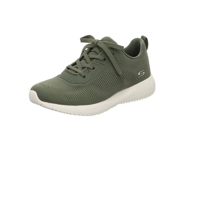 Skechers Damen Schnürschuh Bobs Sport Squad Tough Talk in gruen