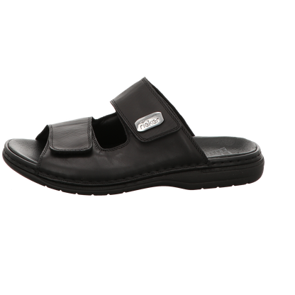 Rieker Herren Pantolette Christoph in schwarz