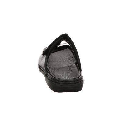 Rieker Herren Pantolette Christoph in schwarz