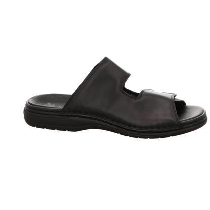 Rieker Herren Pantolette Christoph in schwarz