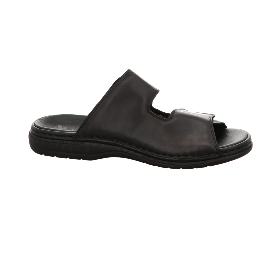 Rieker Herren Pantolette Christoph in schwarz