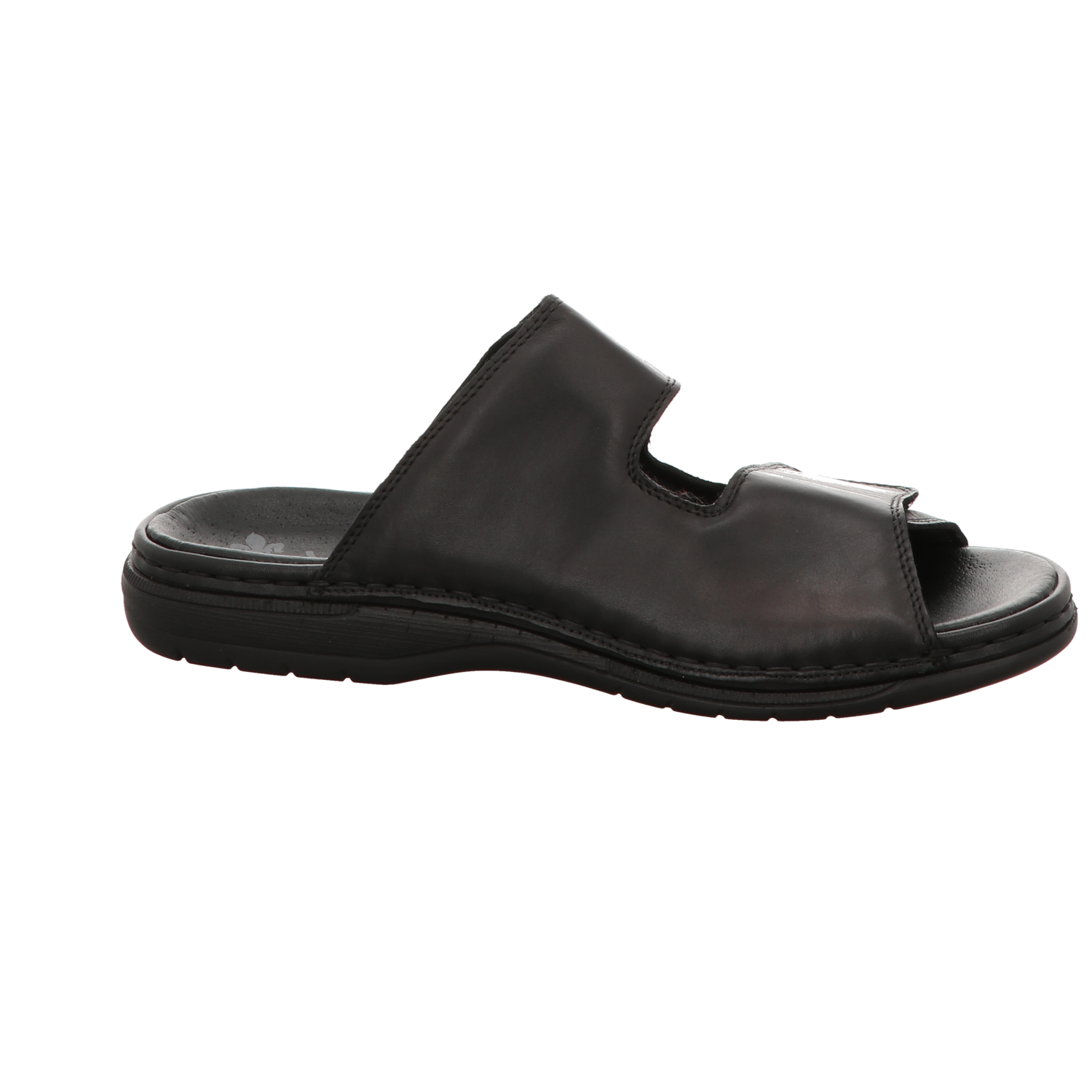 Rieker Herren Pantolette Christoph in schwarz