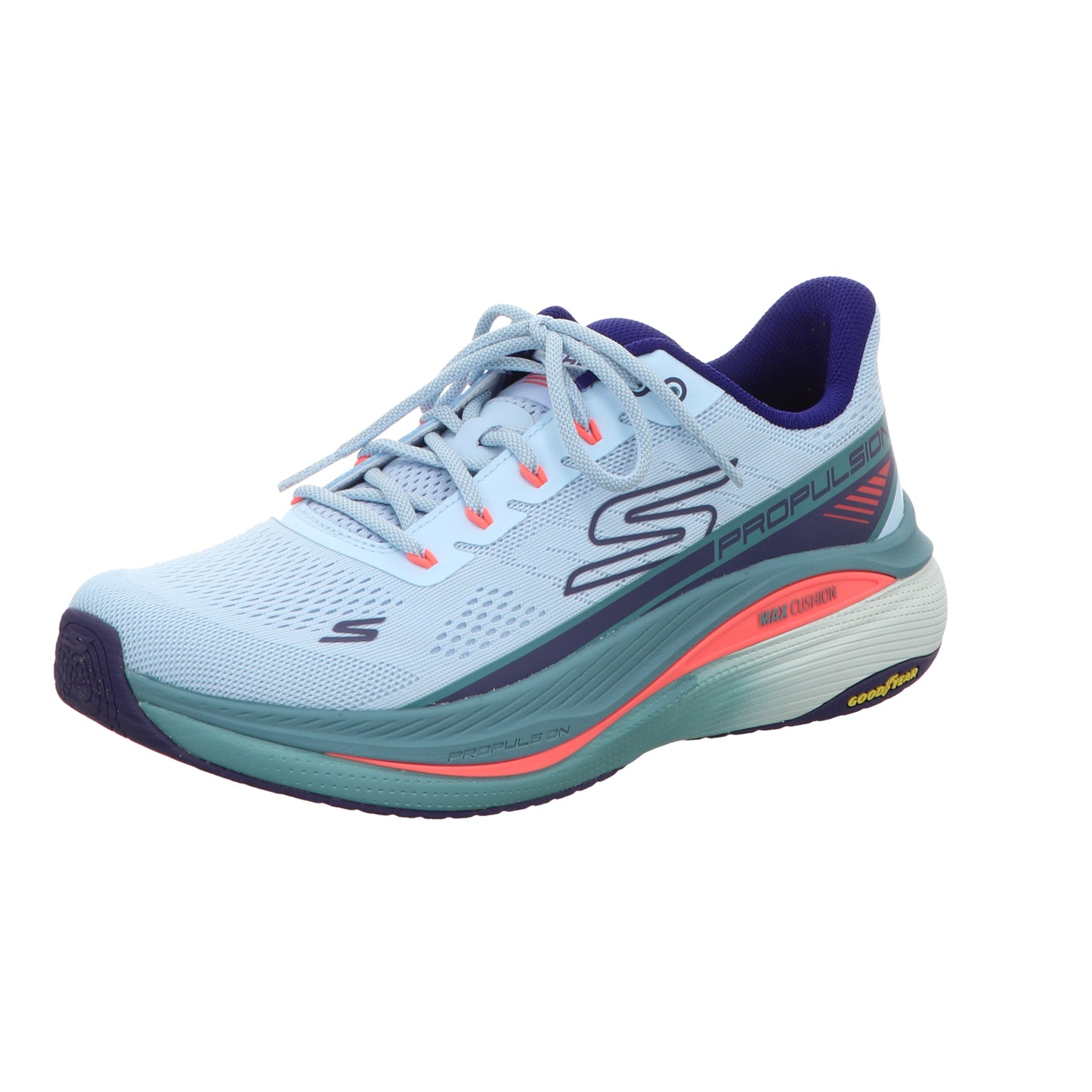 Skechers Damen Schnürschuh Max Cushioning Propulsion in blau