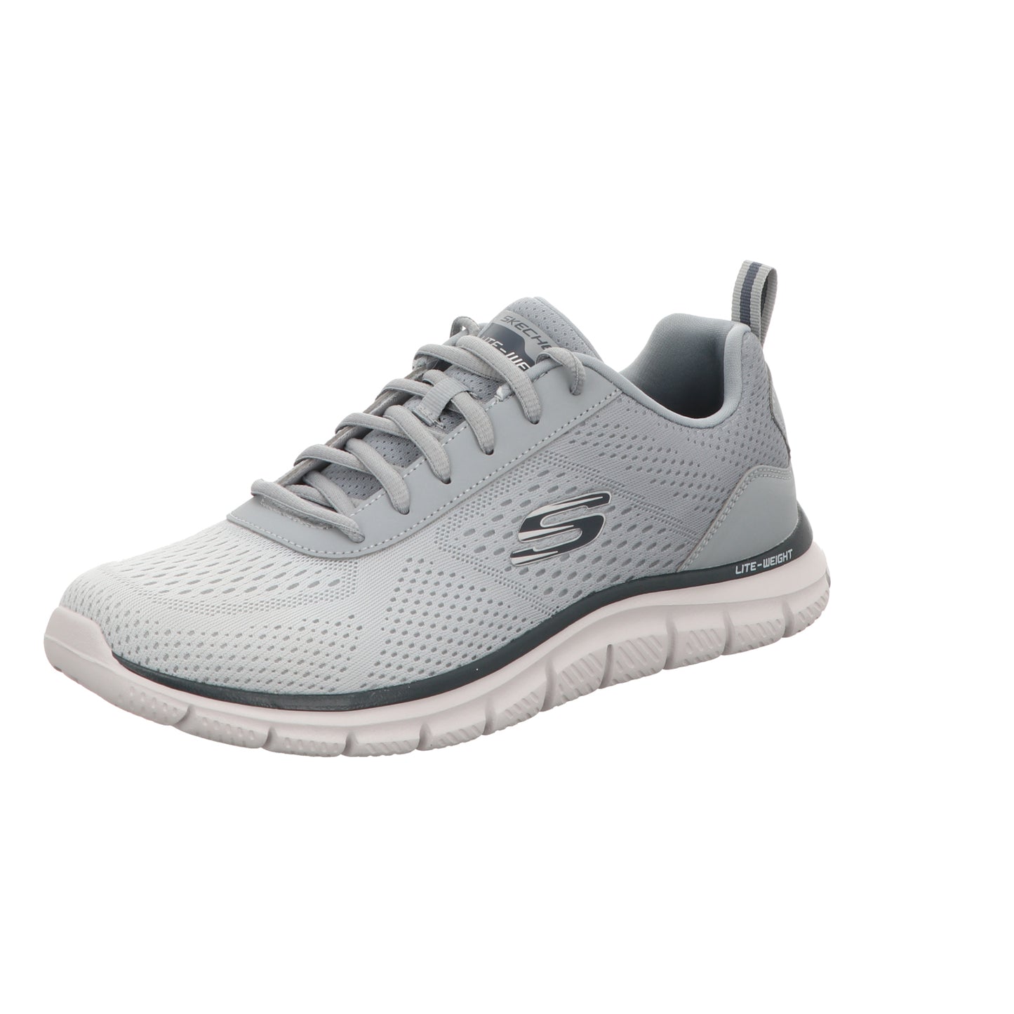 Skechers Herren Schnürschuh Track Ripkent in grau