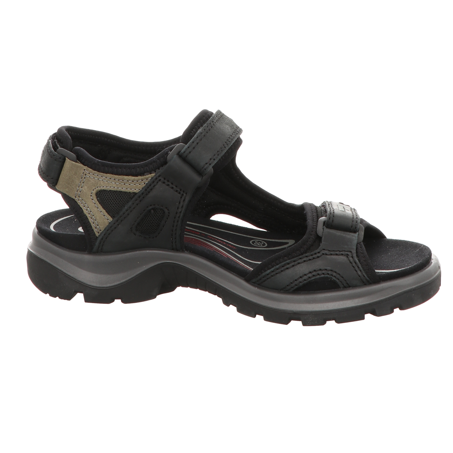Ecco Damen Sandalette Rec.offroad in schwarz