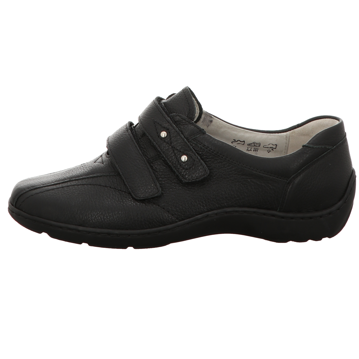Waldläufer Damen Slipper bequem Henni in schwarz