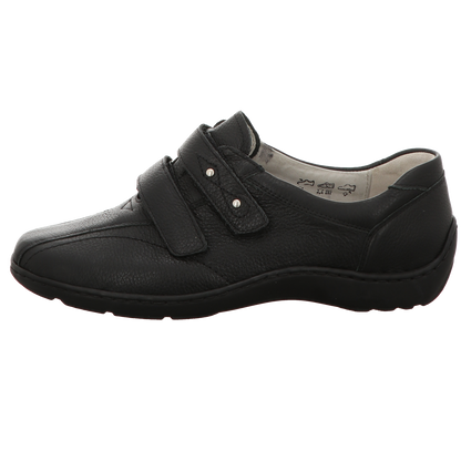 Waldläufer Damen Slipper bequem Henni in schwarz