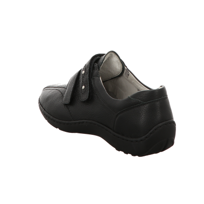 Waldläufer Damen Slipper bequem Henni in schwarz