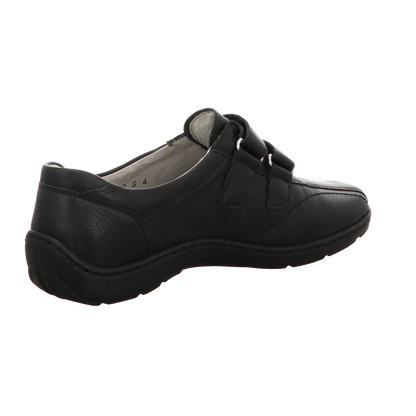 Waldläufer Damen Slipper bequem Henni in schwarz