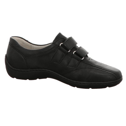 Waldläufer Damen Slipper bequem Henni in schwarz