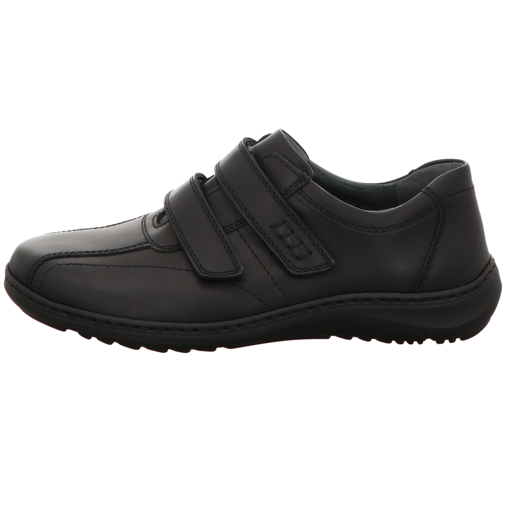 Waldläufer Herren Slipper Herwig in schwarz