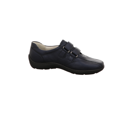 Waldläufer Damen Slipper bequem Henni in blau