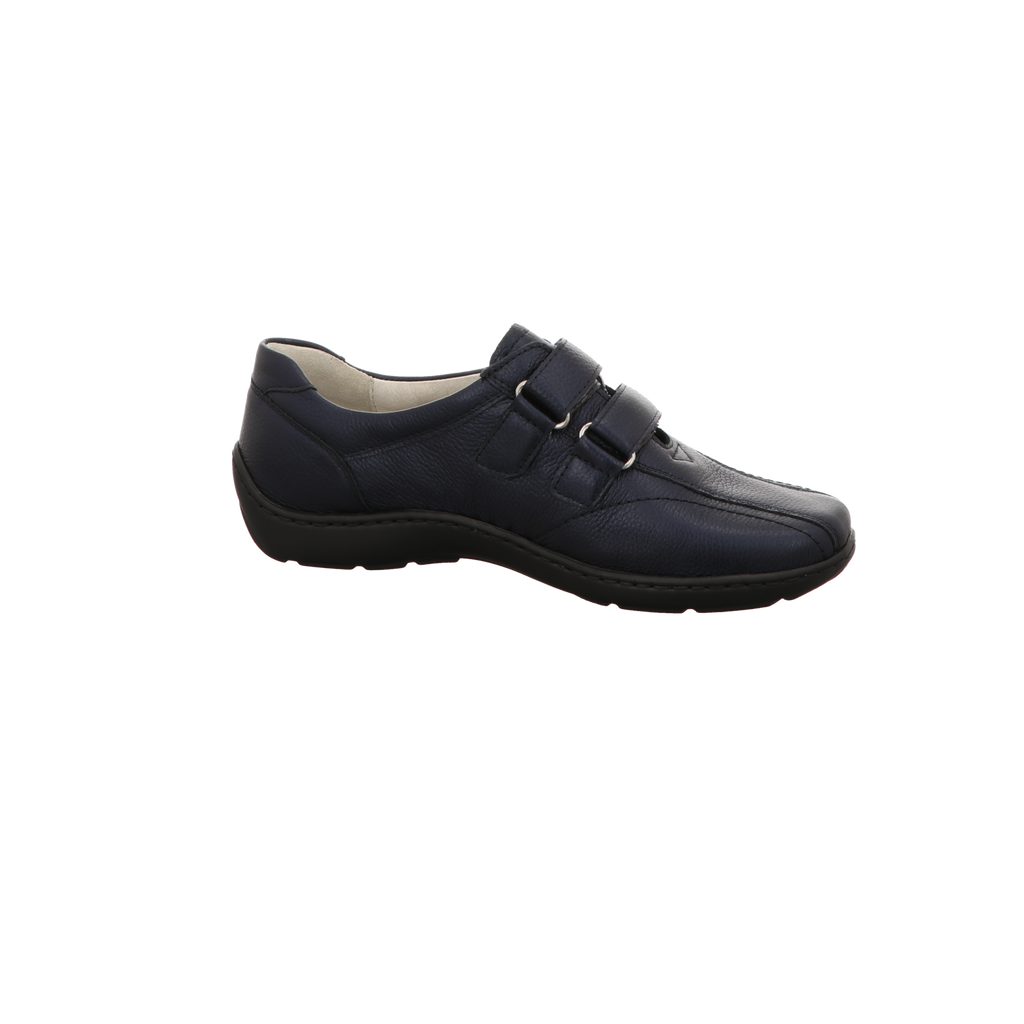 Waldläufer Damen Slipper bequem Henni in blau