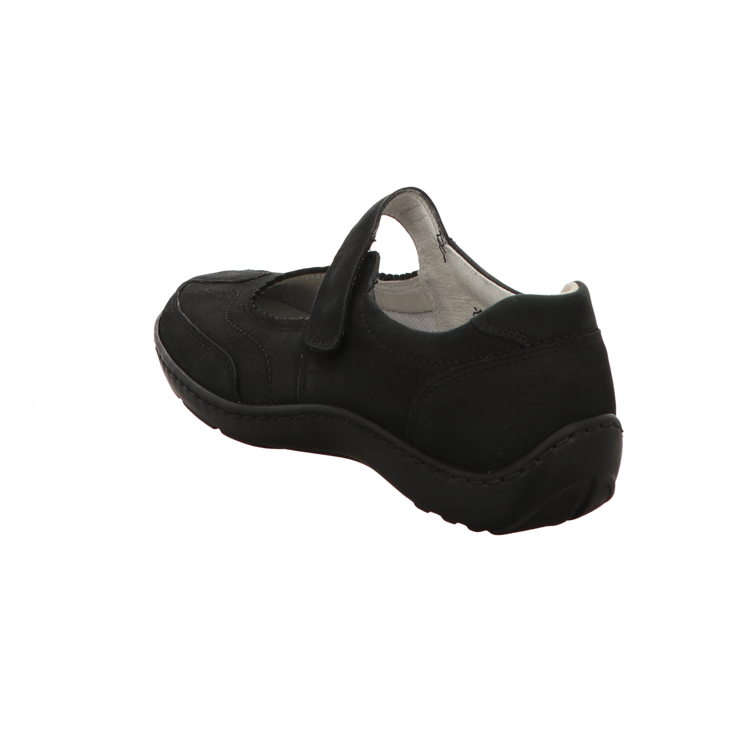 Waldläufer Damen Slipper bequem Henni in schwarz
