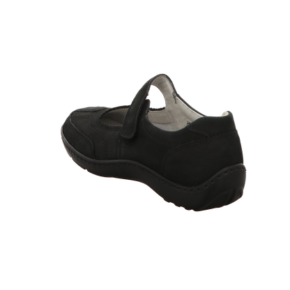 Waldläufer Damen Slipper bequem Henni in schwarz