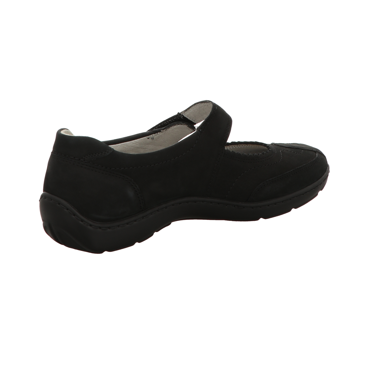 Waldläufer Damen Slipper bequem Henni in schwarz