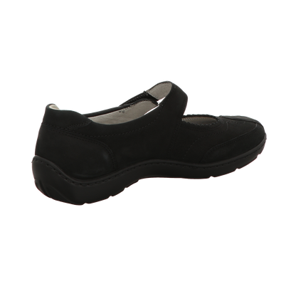 Waldläufer Damen Slipper bequem Henni in schwarz