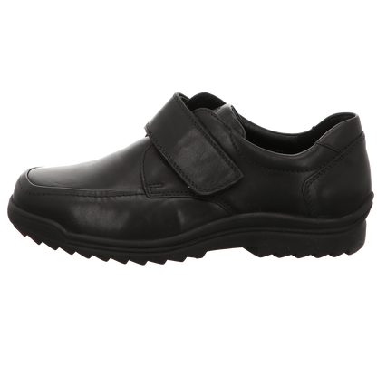 Waldläufer Herren Slipper Kai in schwarz