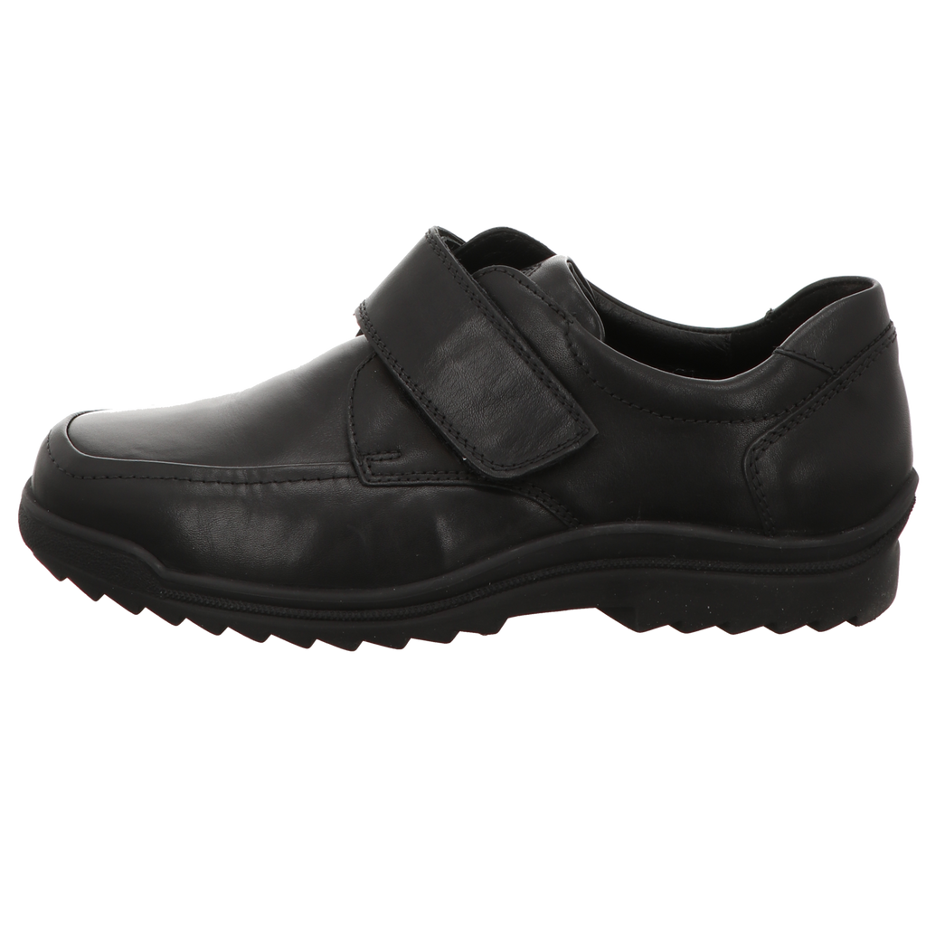 Waldläufer Herren Slipper Kai in schwarz