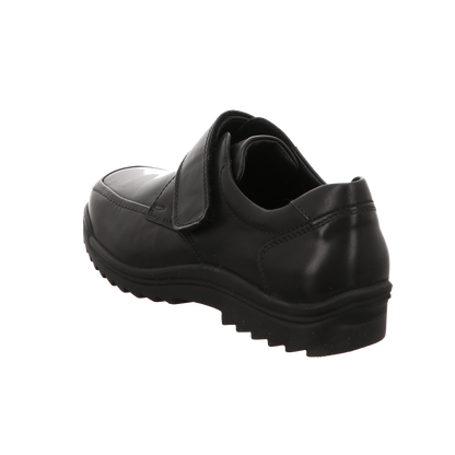 Waldläufer Herren Slipper Kai in schwarz