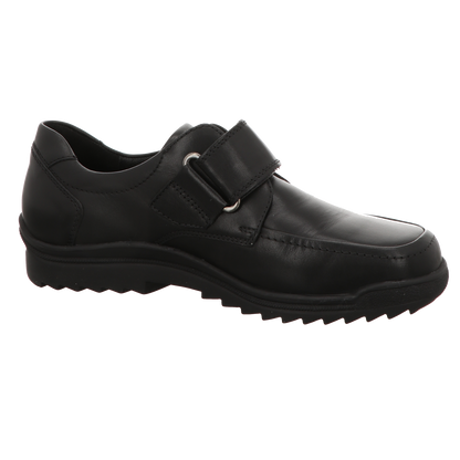 Waldläufer Herren Slipper Kai in schwarz