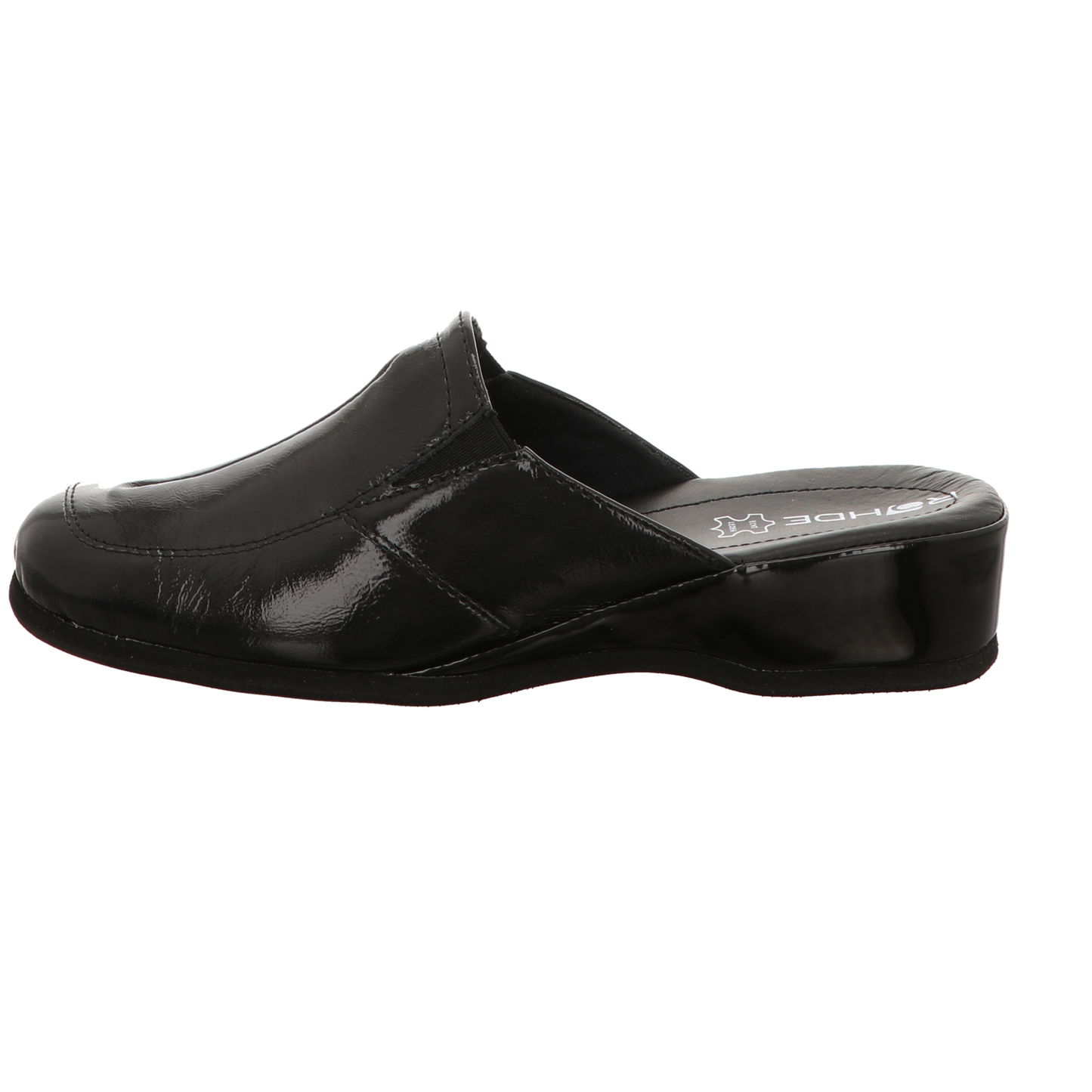 Rohde Damen Pantoffel Mandal in schwarz