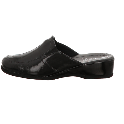 Rohde Damen Pantoffel Mandal in schwarz
